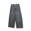 Vintage Washed Wide Leg Jeans