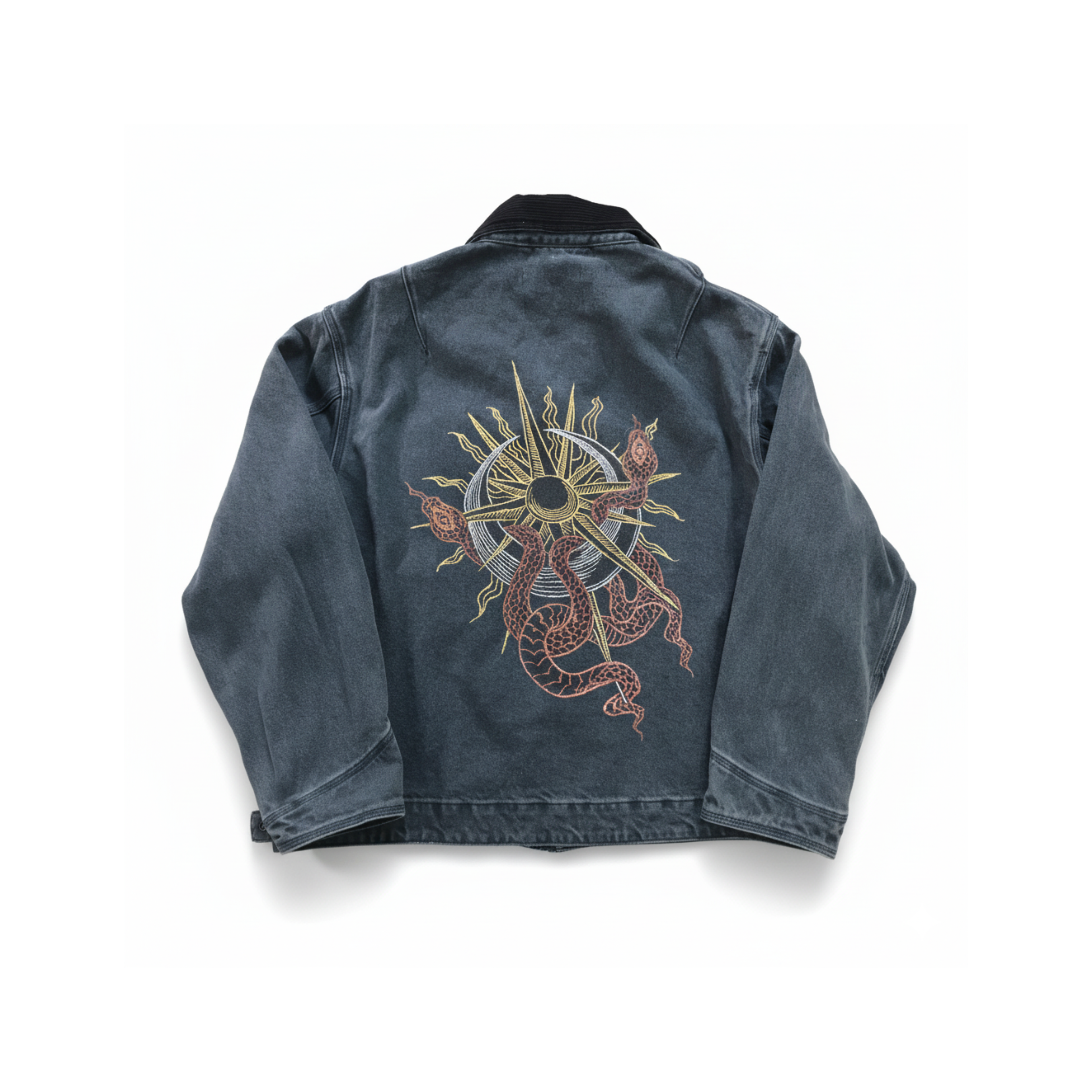 Serpent's Compass Denim Jacket"