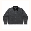 Retro Faded Black Denim Blouson Jacket