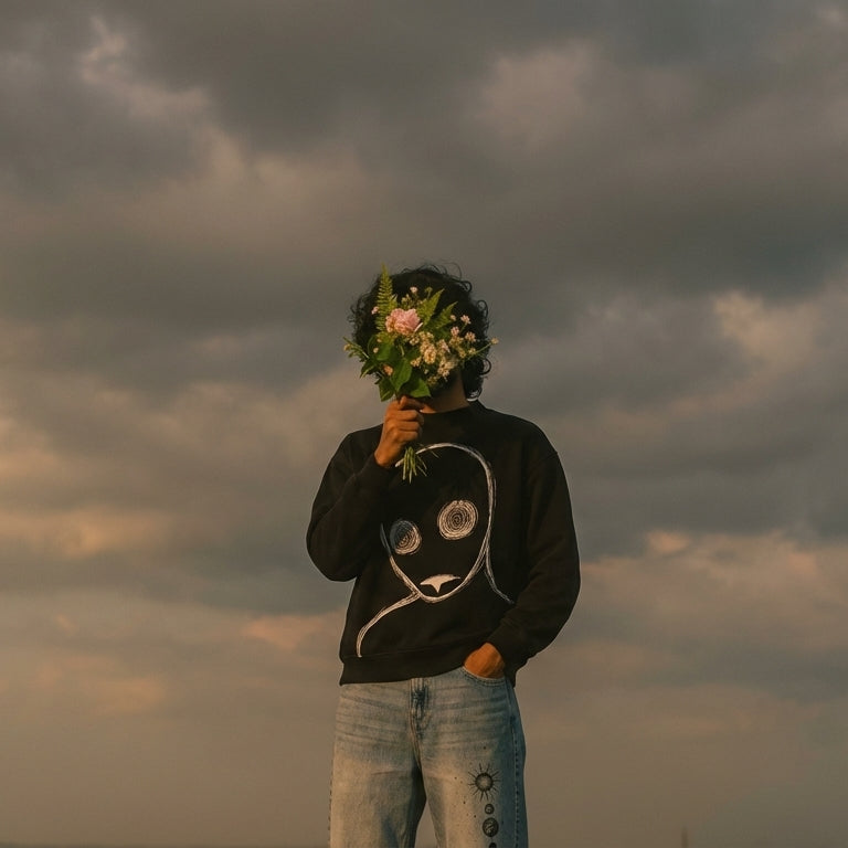 Abstract Face Sweatshirt