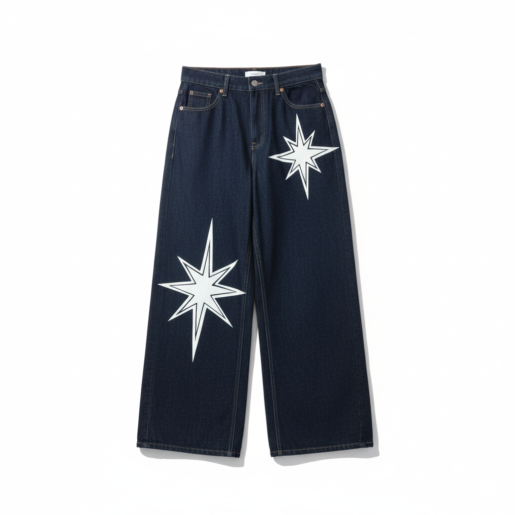 Twinkle Star Relaxed Fit Denim jeans