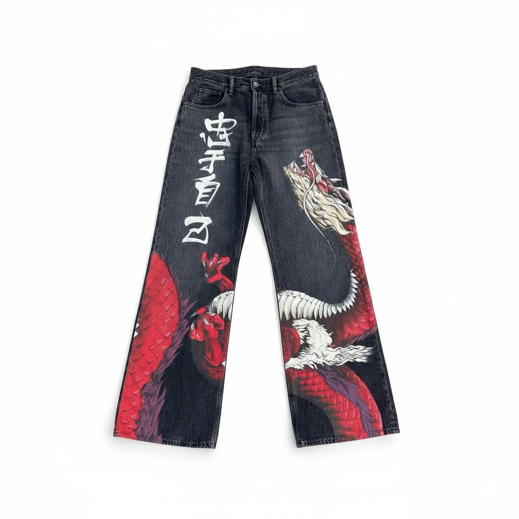 Dragon's Embrace Denim