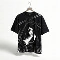 Dynamic Manga Action Black & White Artwork Tee
