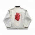 Anatomical Heart Denim Jacket"
