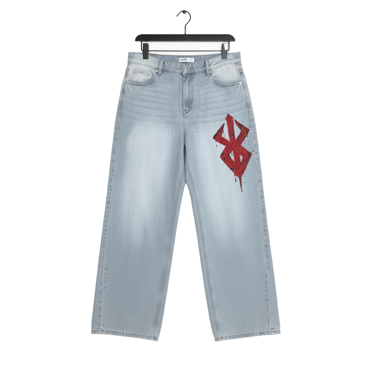 Hand-Painted Berserk Denim