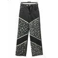 Hand-Painted Galaxy Denim Black